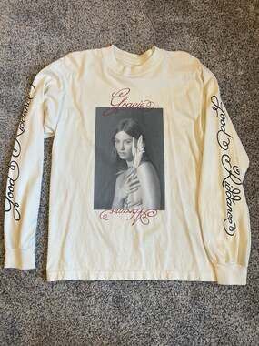 Gracie Abrams Concert Shirt Coed Small Long Sleeve Cotton Tour Good Riddance